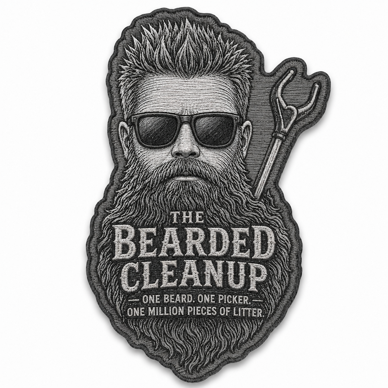 The Bearded Cleanup logo